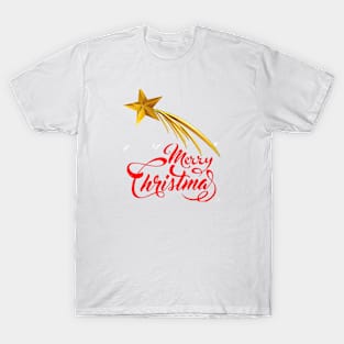 Merry cristmas art design. T-Shirt